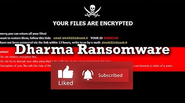 Dharma (CrySis) Virus Removal and File Recovery