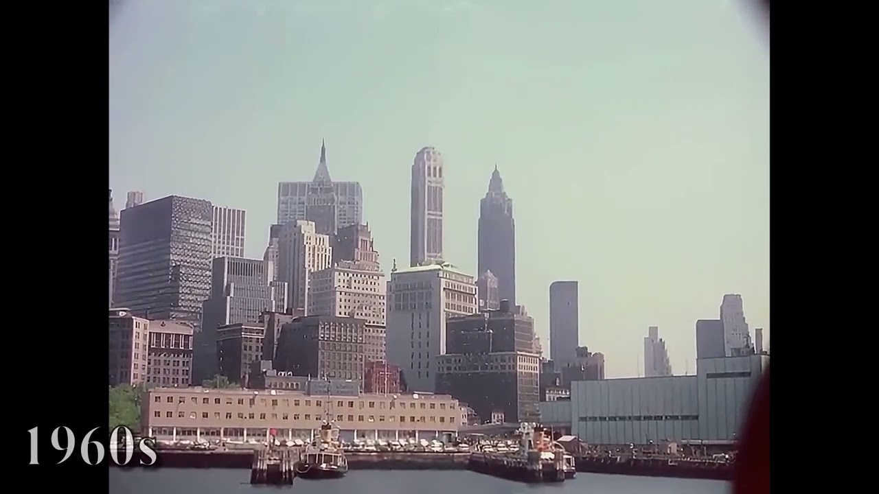 100 Years in New York City (1910-2010) | Colorized + Sound Effects