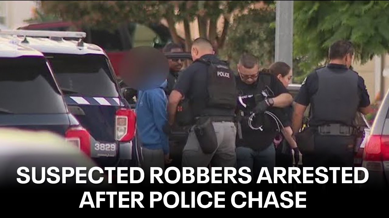 Two robbery suspects arrested after police chase in San Jose | KTVU ...