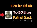 120 LITRES OF KIT TO 38 LITRES. ARMY BERGEN + PATROL PACK NI IRR