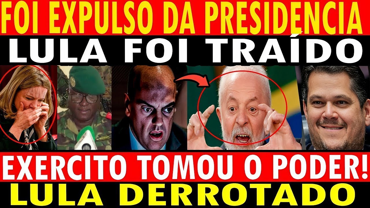 BOMBA! FOI EXPULSO da PRESIDÊNCIA!! EXÉRCITO TOMOU O PODER!! DAVI MUDA O JOGO NO SENADO!