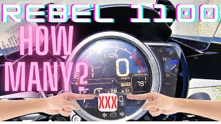 Rebel 1100: 30,000 miles!!!!!!!! Incredible!
30,000 miles / 48,000 KM of amazing reliability!
#motorcycle #rebel1100 #dct Rebel 1100: 30,000 miles!!!!!!!! Incredible!