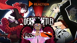Neusxanity reacts to DEATH BATTLE!'s Ruby (RWBY) vs Maka (Soul Eater)