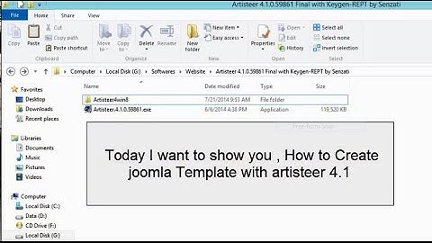 2  Create joomla template with artisteer