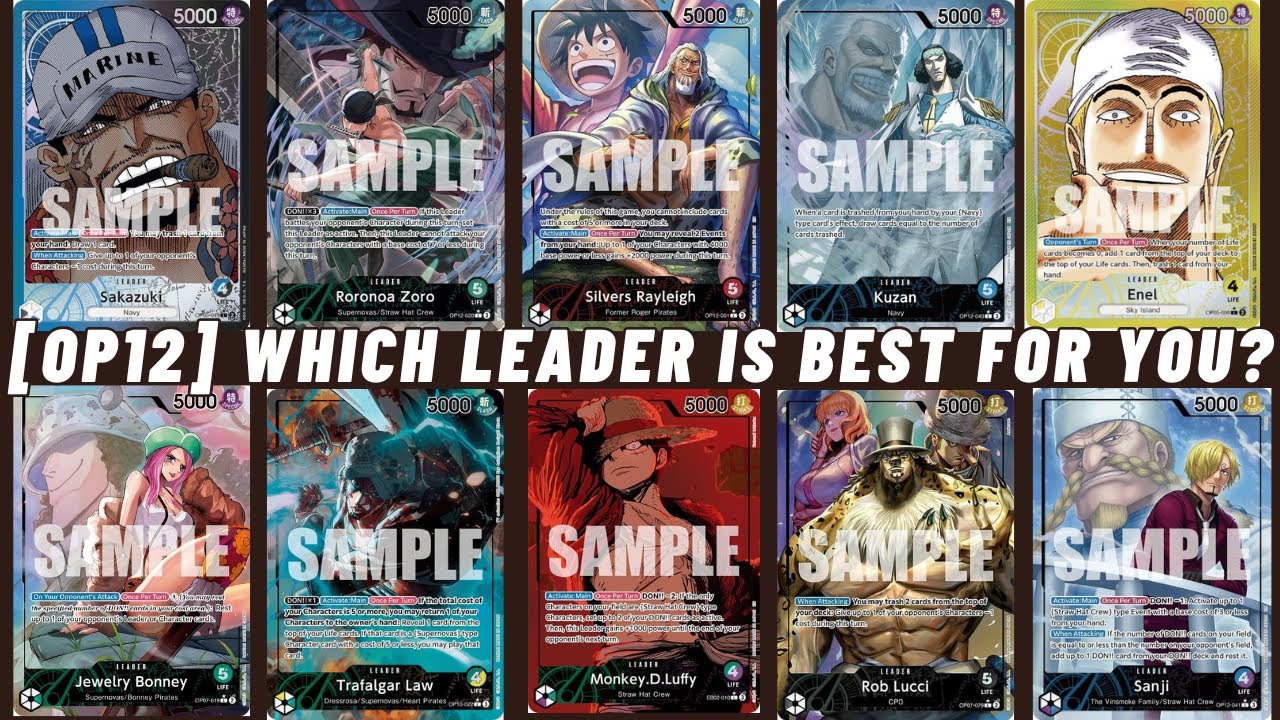 One Piece TCG: Competitive OP12 Leader Picking Guide [Post Ban List]
