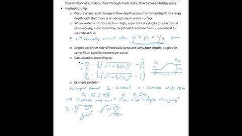 Rapidly Varied Flow Hyd Jumps