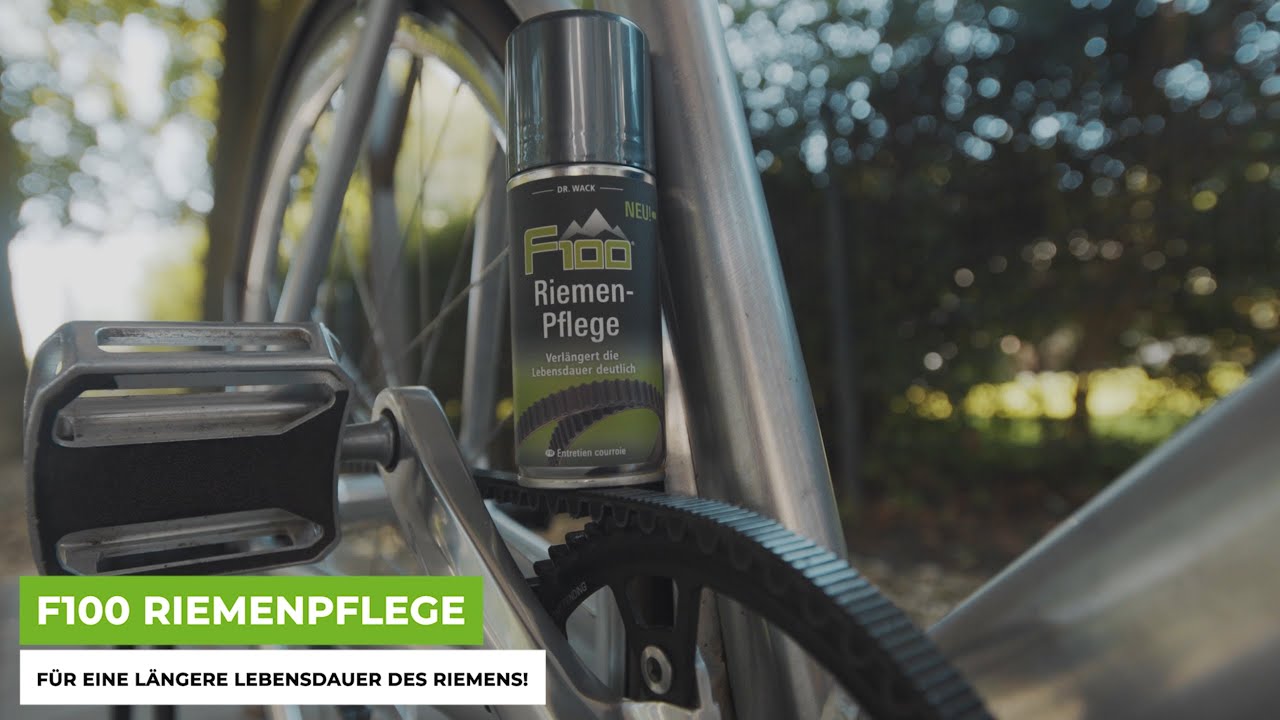 F100 Riemen-Pflege | Dr. Wack | Pflege und Schutz für Fahrrad-Riemenantrieb