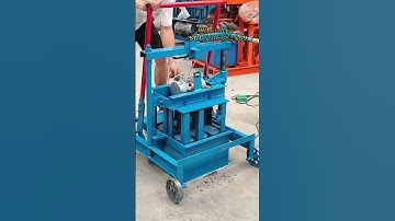 Cement Brick Making Machine Hollow Concrete Block Interlocking Manual Making Machine #mould #brick