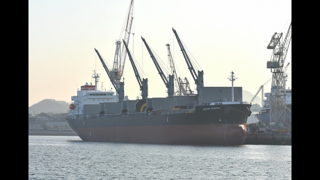ばら積み船「OCEAN GOSPEL」 令和8年2月15日 - YouTube