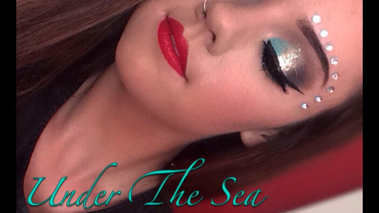 The Little Mermaid Under The Sea Inspired Look Makeup Tutorial