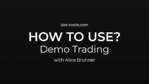 How to Use Demo Coins on Dex-Trade: A Tutorial for Beginner Traders