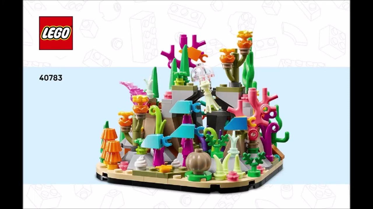 AQUA Coral出品ページ Lego Instructions | Promotional | 40783 | Coral Reef Diorama