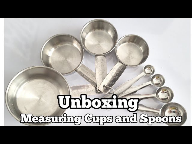 Measuring cups and spoons - Sharmis Passions