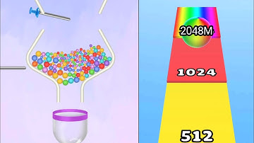 Pin Puzzle Vs Ball Merge 2048| All levels| Android ios game