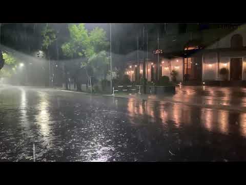 صوت الرعد مع خلفيات المطر للمونتاج جودة عالية HD بدون حقوق Thunder Sound Montage HD