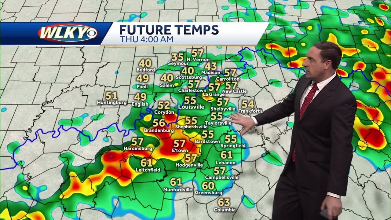 Showers and storms continue overnight - YouTube