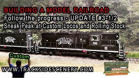 BUILDING A MODEL RAILROAD - Layout Update #3-1/2 Sneak Peek