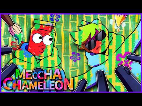 2 Streamers vs 15 Artists... Meccha Chameleon