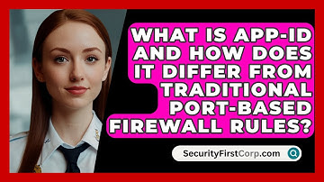 What is App-ID and How Does It Differ from Traditional Port-Based Firewall Rules?