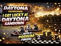 I GOT  LUCKY AT DAYTONA WITH A PODIUM FINISH!!!!!