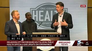 Oklahoma City-County Health Department s hold news conference amid COVID-19 outbreak