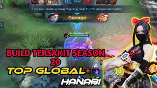 Download lagu BUILD HANABI PALING SAKIT 2021 FULL DAMAGE | MOBILE LEGENDS BANG BANG