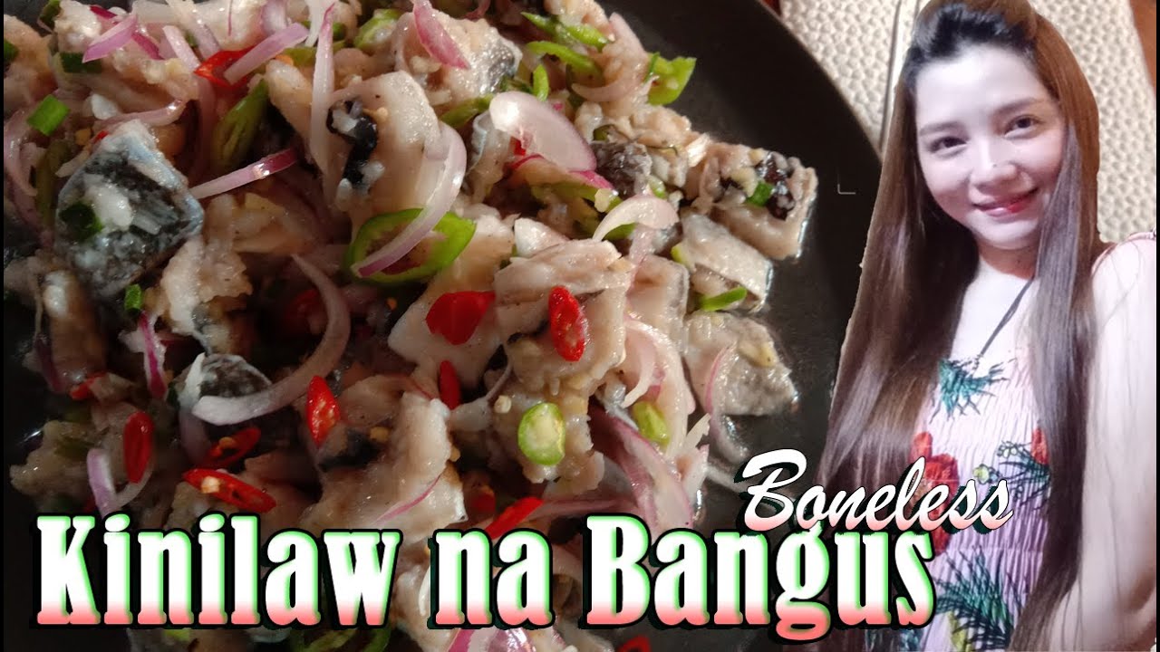 Kinilaw na Bangus o Kilawing Boneless Bangus Recipe and How to Cook