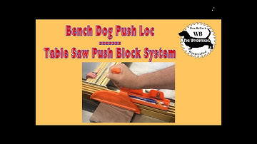 Table Saw Push Block System - Woodworking Tool for Your Table Saw