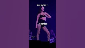 NO WAY OLIVIA DID THIS!? 🔥💫#oliviarodrigo #concert #shorts