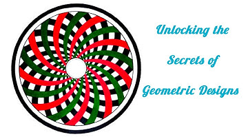 Unlocking The Secrets Of Geometric Pattern || How To Draw Geometric Circle Design - Simple & Easy