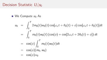 Noncoherent Communication (3/12): Receiver Analysis