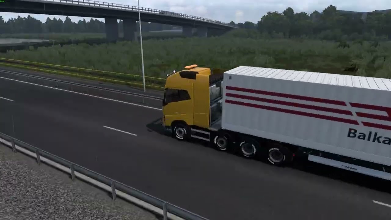 Euro Truck Simulator 2 Крайнова Зеница неудачный рейс