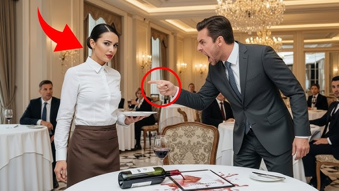 Billionaire Shouted at the Waitress — She Said One Sentence, Everyone Froze!  - YouTube