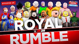 WWE 2K25 Cartoon Wrestling Royal Rumble