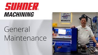 SUHNER Machining – MAX units, Belt Change