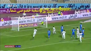 گل اول ذوب آهن به استقلال (نژاد مهدی)       Esteghlal 1 - Zob Ahan 1