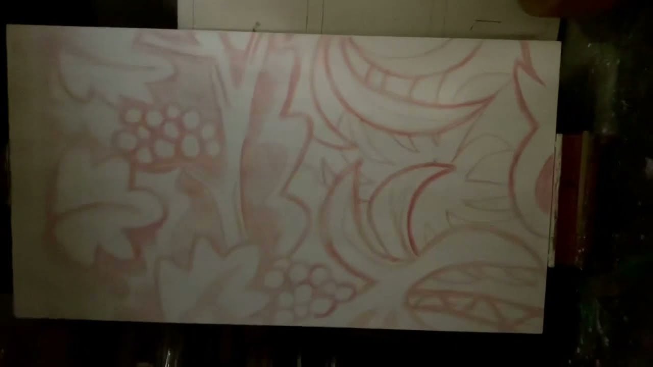 Wilfred's Lounge Mural PANEL 3 UNDERWATER!