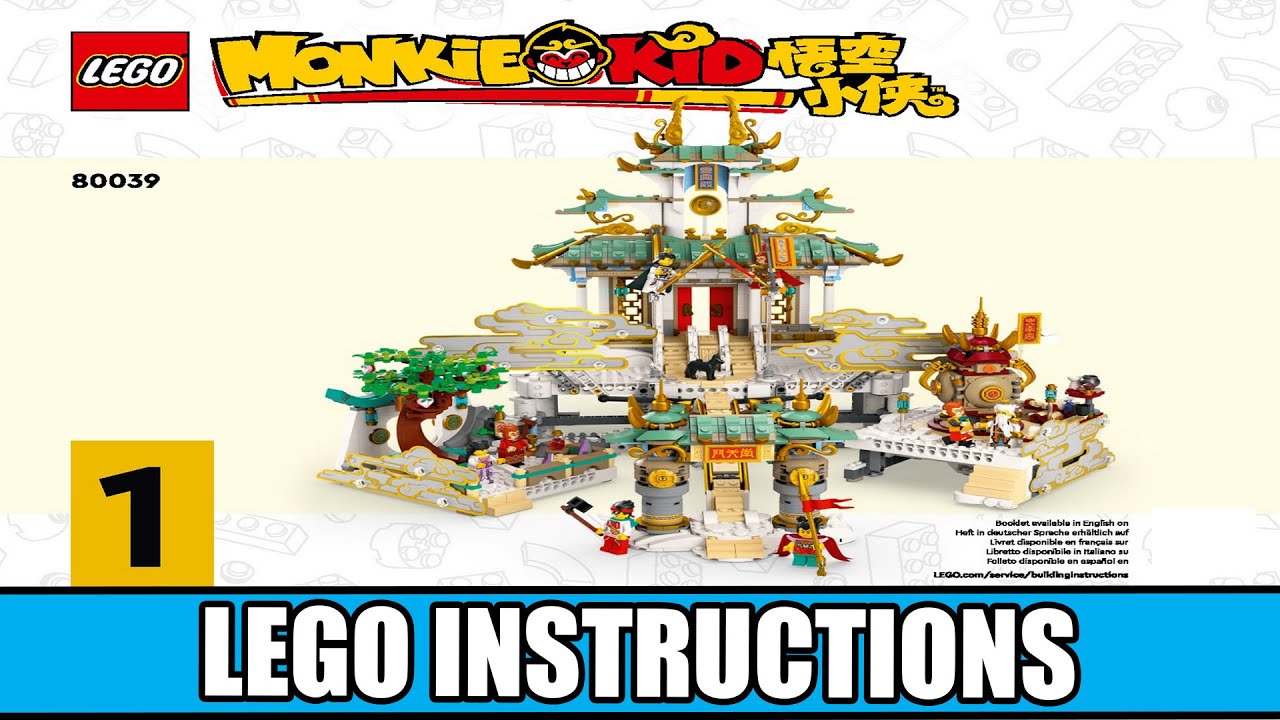 Monkie Kid - The Heavenly Realms LEGO instructions