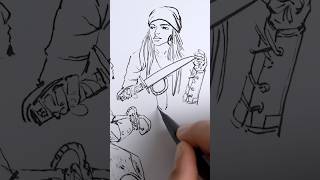 How to draw from imagination #howtodraw #drawingtraining #drawingfromimagination #brushpendrawing