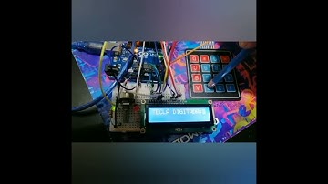 Video del funcionamiento con  teclado matricial, pantalla LCD para par e impar