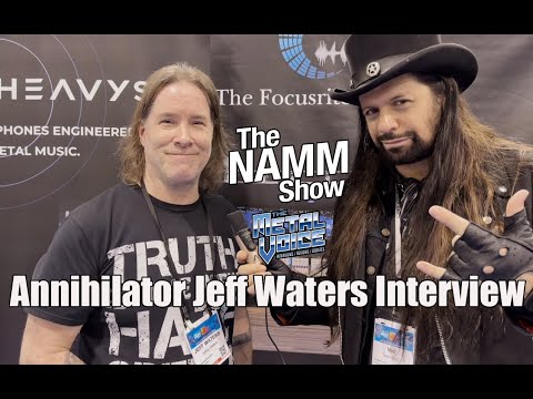 Annihilator Jeff Waters Interview-Solo Albums-Annihilator Updates @ Namm 2024 by Neil Turbin