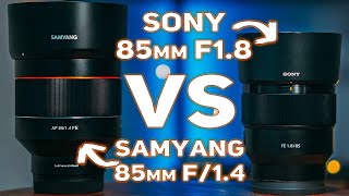 Samyang 85mm F1.4 vs Sony 85mm F1.8 📸 Análisis y comparativa!