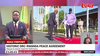 President Ruto leaves for the U.S. to witness the signing of the DRC-Rwanda peace agreement