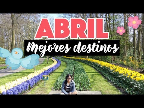 Vídeo: Vuelos Baratos Abril, Mejores Lugares Para Viajar Primavera