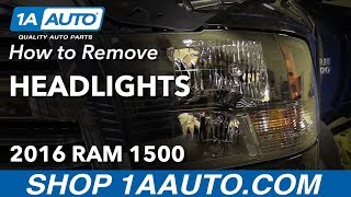 How to Replace Headlights 13-17 Ram 1500