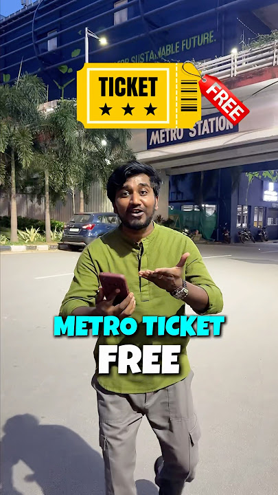 Get your Metro tickets 100% FREE - up to 40 ₹ in RAPIDO app