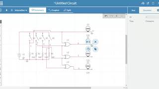 Binary to Gray (online multisim)