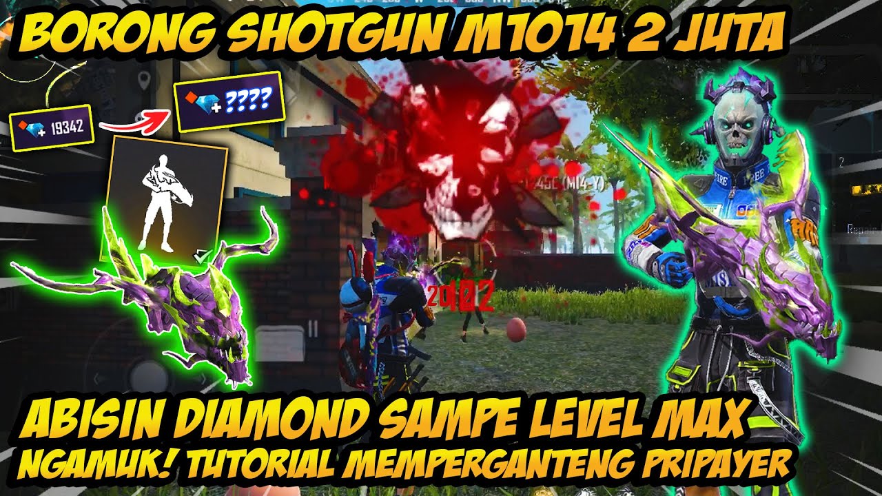 BORONG SKIN SENJATA LEGENDARY M1014 2JUTA!? AUTO NGAMUK TUTORIAL BAJU MEMPERGANTENG PRIPAYER