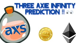 SLP IS ABOUT TO HIT 0.30$USD!  Three Axie Infinity Predictions