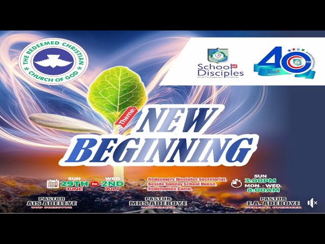 You are watching July 4th 2025 | SCHOOL OF DISCIPLES CONVENTION 2025
#anewbeginning ning​ #RCCGSpecialService​​ #PastorEAAdeboye​ ​
For Our Online Resources :
https://play.google.com/store/apps/de...​...
OFFERING:
https://rccgpayments.trccg.org/holyGh...​...
ALTAR CALL:
https://rccgworld.org/rccg/​​​​​
TESTIMONIES:
https://rccgworld.org/rccg/​https://play.google.com/store/apps/de​​...
OFFERING:
https://rccgpayments.trccg.org/holyGh​​...
ALTAR CALL:
https://rccgworld.org/rccg/​​
TESTIMONIES:
https://rccgworld.org/rccg/